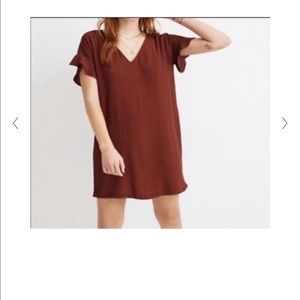Rust color Madewell Dress size XL